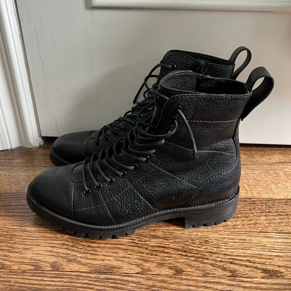 Jimmy Choo Leather Moto Boots